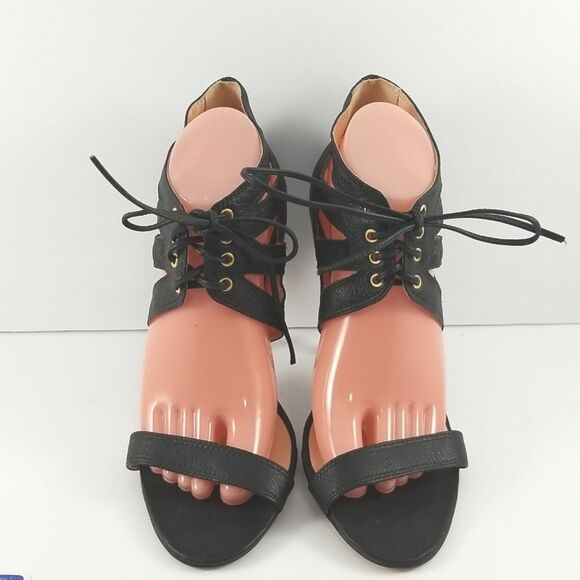 Luiza Barcelos Black Heels size 10 (S559) - Picture 2 of 7